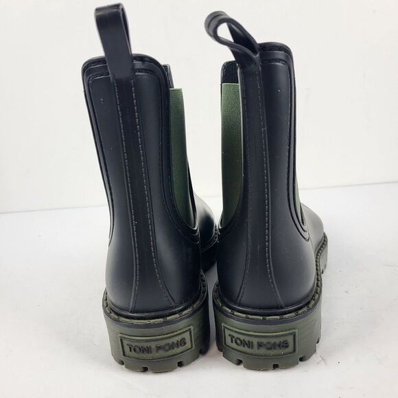 Toni Pons Cavour Chelsea Rain Ankle Boot Waterproof Black Size 6 - Picture 8 of 12